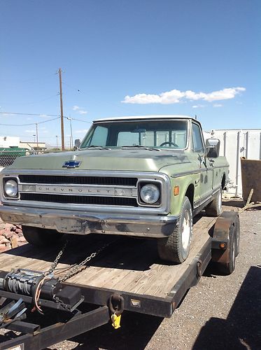 1969 chevrolet c10 custom deluxe 396 a/c original barn fresh