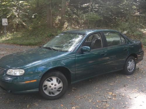 1999 chevrolet malibu base sedan 4-door 2.4l low mileage - great mpg!