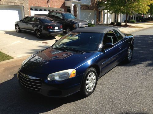 2005 chrysler sebring gtc convertible 2-door 2.7l