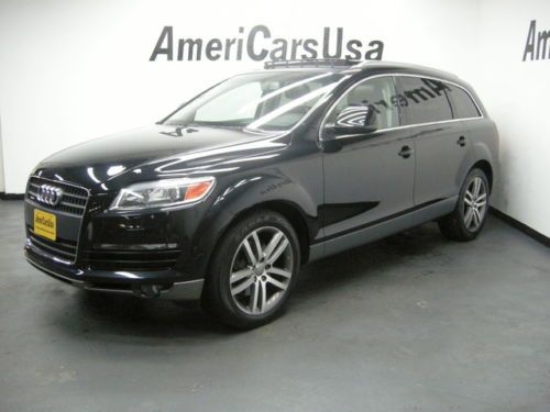 07 q7 4.2 quattro awd 3rd row seats leather navigation pano carfax certified