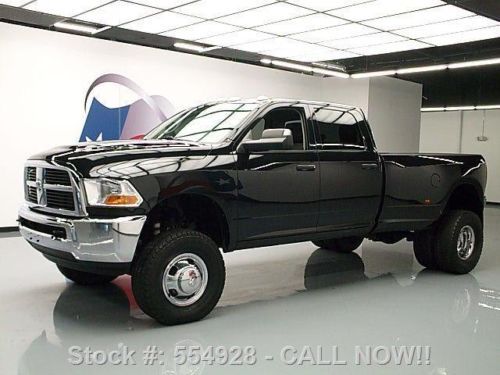 2011 dodge ram 3500 slt crew 4x4 lift diesel dually 49k texas direct auto