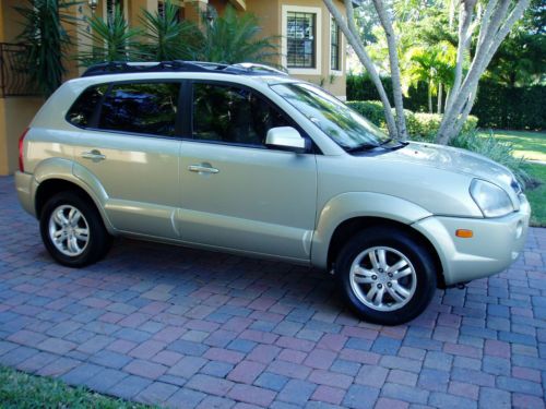 06 tucson limited~moonroof~leather~alloys~original paint~rust free florida suv~