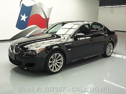 2007 bmw m5 v10 6-spd htd seats sunroof nav hud 30k mi texas direct auto