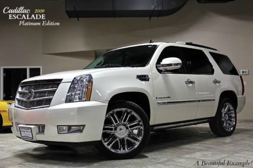 2009 cadillac escalade platinum edition fully loaded! rear entertainment! nav!!