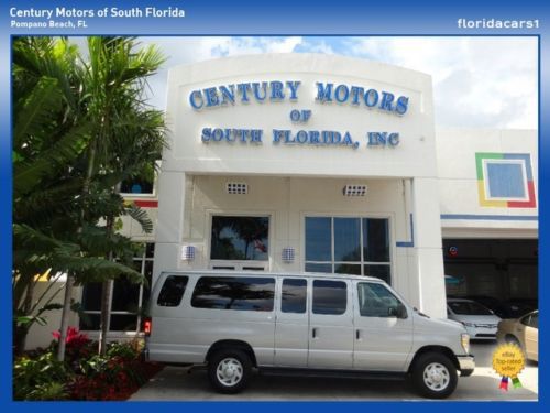 2008 ford e350 super duty xlt 12 passenger 5.4l v8 auto low mileage loaded