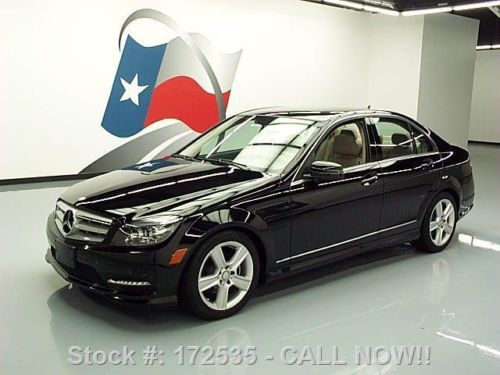 2011 mercedes-benz c300 sport p1 4matic awd sunroof 36k texas direct auto