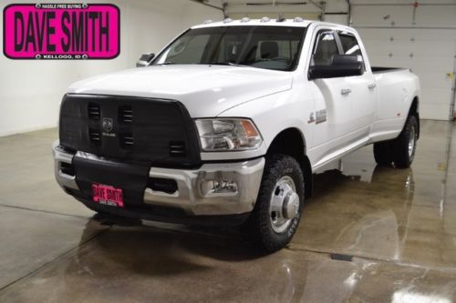 13 ram 3500 slt dually crew cab 4x4 diesel long box heated seats bed liner tow