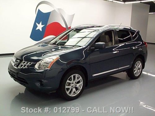 2013 nissan rogue sl htd leather sunroof nav xenons 25k texas direct auto