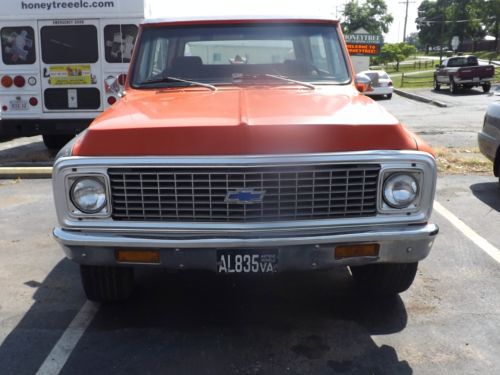 1972 chevy k/5 blazer cst orange/white 350 v8 automatic a/t