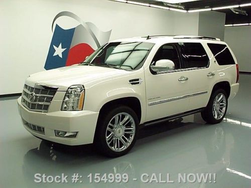 2011 cadillac escalade platinum sunroof nav dvd 36k mi texas direct auto