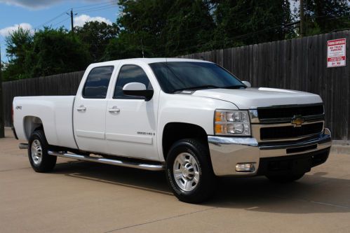 Chevy 2500 hd 6.6l diesel 4x4 lt lwb crew, extra clean, loaded, black leather