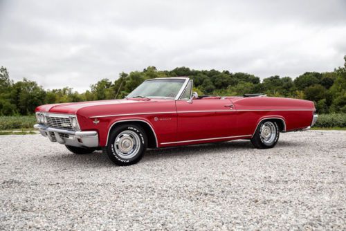 1966 impala convertible 327 v8 correct colors rally wheels new top