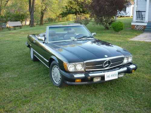 1987 mercedes 560 sl convertible