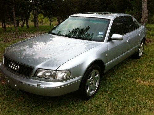 1998 audi a8 quattro awd tiptronic 4-door 4.2l v8 s4, s6, s8, a4, a6 no reserve