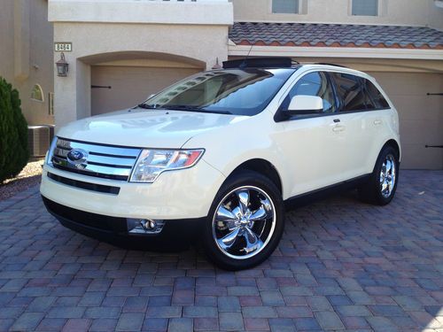 Loaded ford edge-all-wheel drive-(limited)-navigation-moon- 62k miles!
