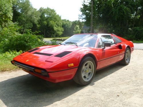 1984 ferrari 308gts quattro valve "low reserve" books, tools, and records