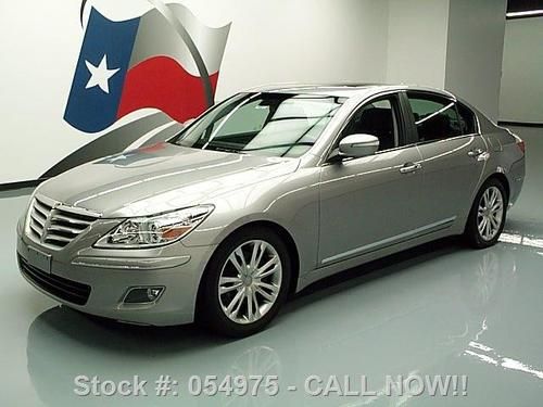 2009 hyundai genesis 4.6l tech sunroof nav rear cam 24k texas direct auto