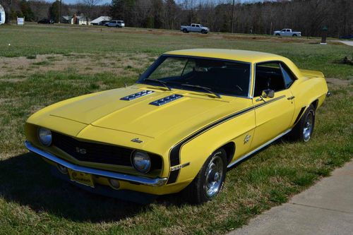 1969 camaro ss 4 speed, true matching numbers ss