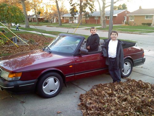 1993 saab 900 turbo convertible 2-door 2.0l