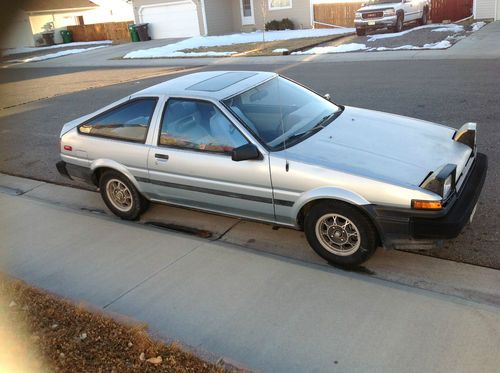 1984 toyota corolla sport sr5 hatchback 2-door 1.6l