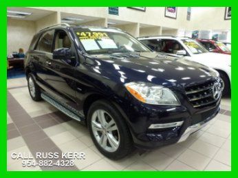 2012 ml350 4matic cpo certified 3.5l v6 24v automatic all wheel drive suv