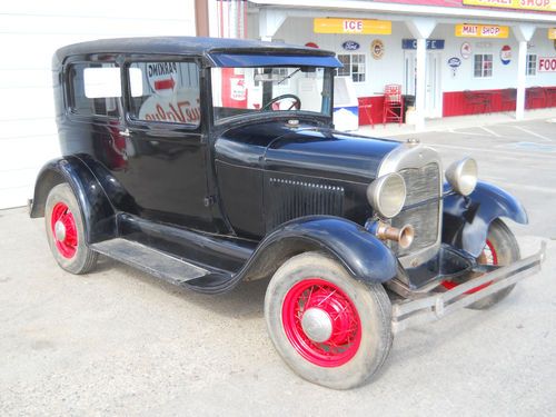 1929 ford model a tudor sedan original very solid car