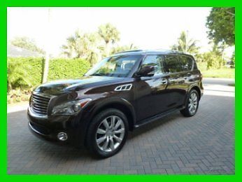 2012 4wd infiniti qx56 every option 4x4 deluxe touring+ technology+ theater pkgs