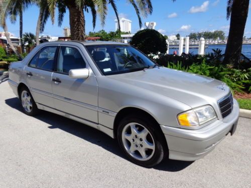 Florida 99 mercedes c 280 sport 59,546 orig miles 2.8l v6 bose audio no reserve