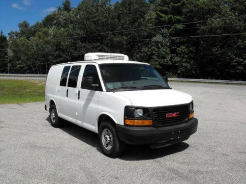 2010 gmc savanna 350 van with thermo king v300 refer unit