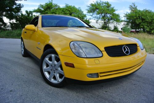 1998 mercedes-benz slk230 kompressor convertible 2-door 2.3l no reserve sale!