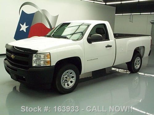 2010 chevy silverado regular cab long bed bedlner 54k texas direct auto