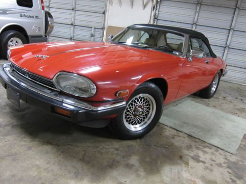 1982 jaguar xjs convertible v-12    this is a lynx convertable #54.  61,280 mi