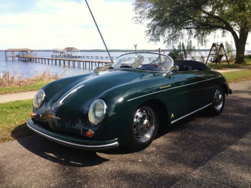 Beautiful 1957 porsche 356 vintage speedster convertible replica