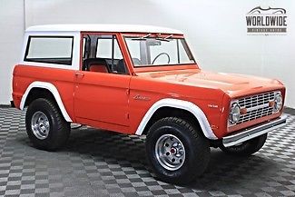 1969 ford bronco 4x4 v8 frame off restoration show truck