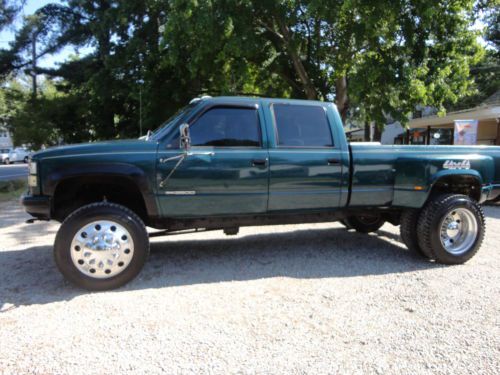 1998 gmc sierra 3500 sle 4x4 monster dually