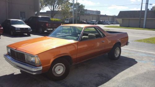 1980 chevrolet el camino base standard cab pickup 2-door