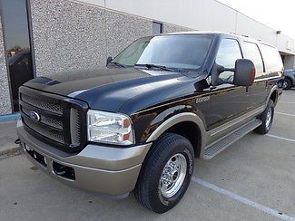 2005 ford excursion eddie bauer powerstroke diesel 4x4-highway miles-clean