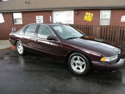 1996 chevrolet  impala ss classic 40k miles black cherry