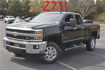 Chevrolet silverado 2500 ltz new automatic diesel 6.6l v8 dir ohv 32v blk