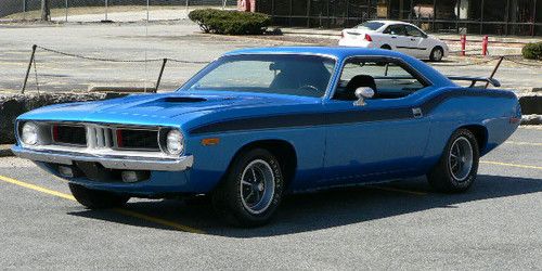 1972 plymouth barracuda 340 six barrel 4-speed