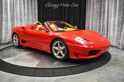 2001 ferrari 360 daytona power seats! scuderia shields! serviced &amp;