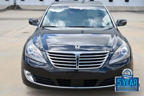 2014 hyundai equus ultimate edi nav bk/cam rear dvd htd seats clean