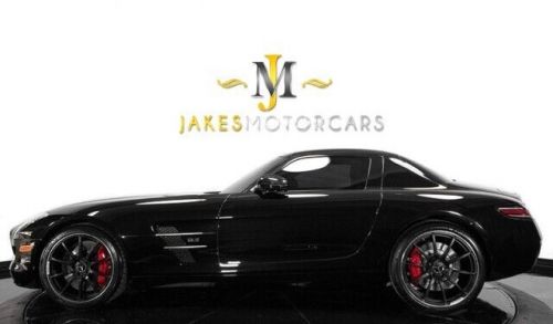 2012 mercedes-benz sls amg gullwing~only 5600 miles~black on red~collector car