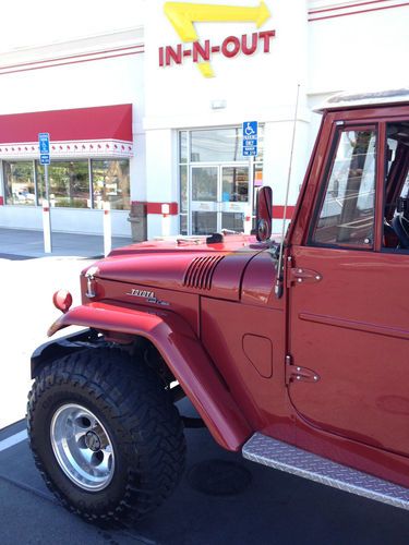 1971 toyota fj40 landcruiser smog-exempt ca truck, new sbc350, upgrades