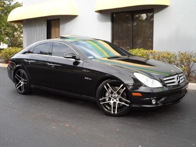 Cls63 amg black over black leather 20" custom wheels loaded