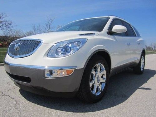 Cxl awd leather heated sunroof dvd bose 3rd row chrome wheels clean fax