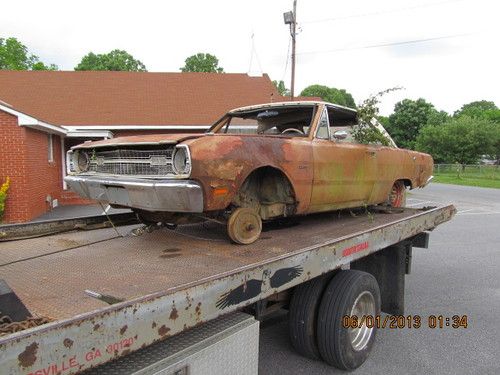 1969 dodge dart swinger project 318 auto restore or parts