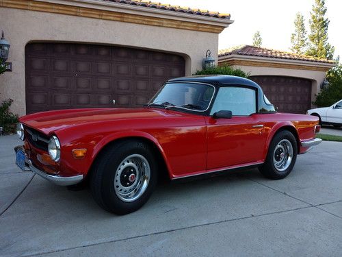 1970 triumph tr6 roadster original survivor -  california car  - tr7 tr5