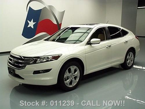 2010 honda accord crosstour ex-l sunroof htd seats 18k texas direct auto