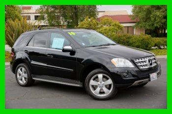 2010 mercedes ml350 4matic awd navigation rear camera 19" wheels warranty